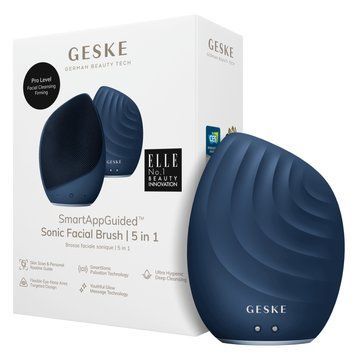 Электронная ультразвуковая щетка для лица GESKE Sonic Facial Brush 5в1 midnight HB0067 фото