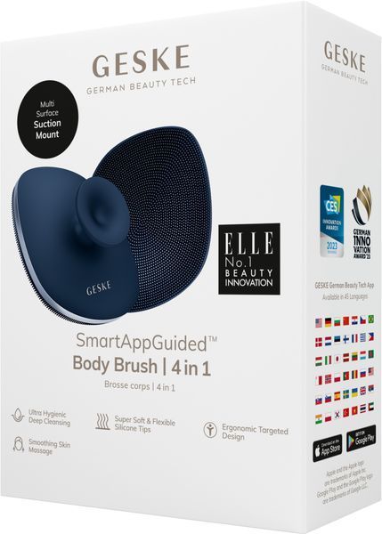 Щітка для тіла GESKE Body Brush 4в1 midnight HB0345 фото