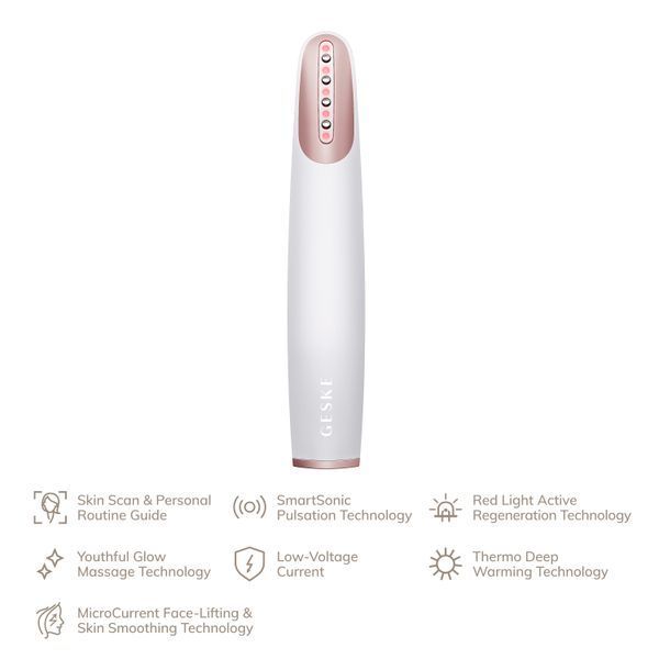 Пристрій для зміцнення і тонізації шкіри обличчя GESKE Skin Firming Wand 7в1 starlight HB0434 фото