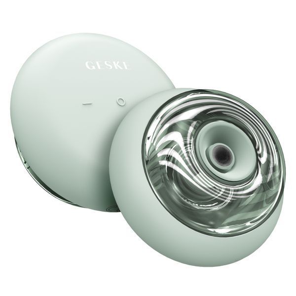 Масажер для обличчя та тіла GESKE Sonic Cool&Warm Face and Body Massager 9в1 green HB0277 фото