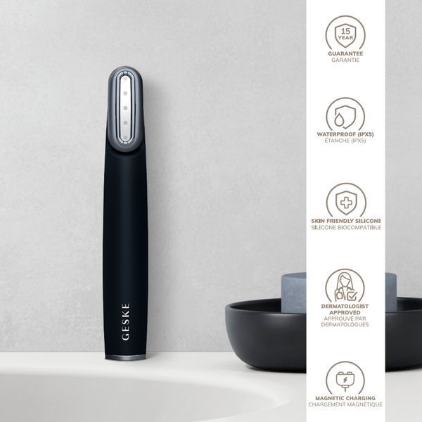 Устройство для укрепления и тонизации кожи лица с поворотной головкой GESKE Skin Firming Wand 7в1 black HB0438 фото