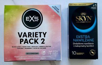 Комплект Skyn Extra Lube 10 шт + EXS Variety pack 2 на 48 штук SOS3063 фото