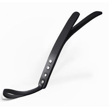 Падл двухслойный Feral Feelings Leather Mini Paddle Black, натуральная кожа, black SO8262 фото