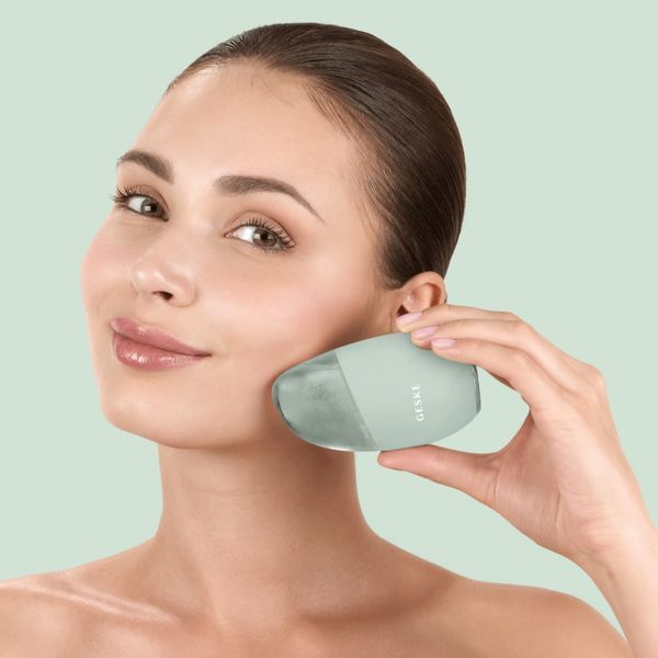 Массажер для лица GESKE Cool&Warm Eye and Face Massager 7в1 green HB0288 фото