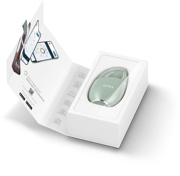 Массажер для лица GESKE Cool&Warm Eye and Face Massager 7в1 green HB0288 фото