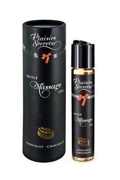 Масажна олія Plaisirs Secrets Chocolate з афродизіаками, їстівна (59 мл) SO1836 фото