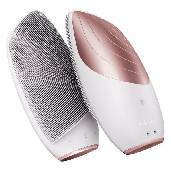 Електронна звукова термо щітка для обличчя GESKE Sonic Thermo Facial Brush 6в1 starlight HB0077 фото