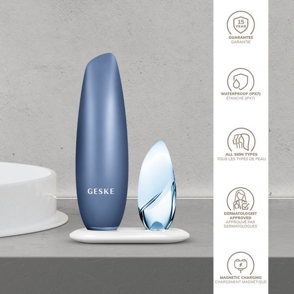 Безконтактна магнітна пілінг-маска GESKE Touchless Magnetic Peeling Mask 5в1 aquamarine HB0554 фото