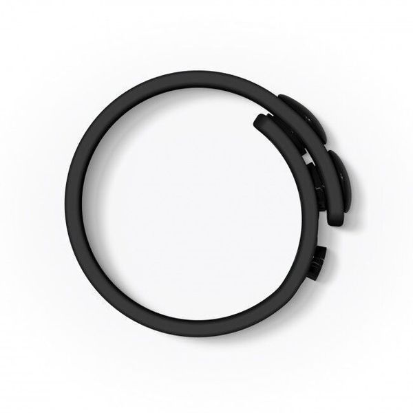 Регульоване стимулююче кільце на кнопках Love To Love HERO RING - BLACK ONYX SO5089 фото