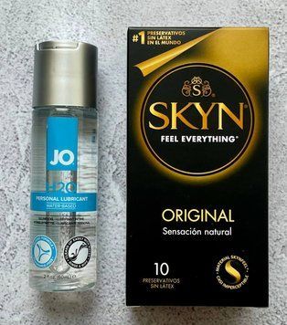 Набір Skyn Original 10 шт + Лубрикант System JO H2O ORIGINAL (60 мл) SOS2688 фото