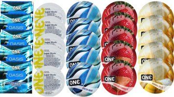 Набір з 25 шт One Oasis Premium + ONE Studs + ONE Fresh Mint + ONE Chocolate Strawberry + ONE Banana SOS8486 фото