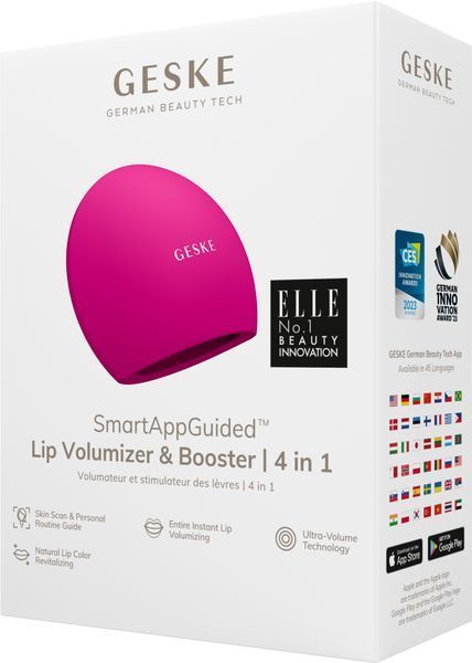 Пристрій для збільшення обʼєму губ GESKE Lip Volumizer&Booster 4в1 Big magenta HB0225 фото