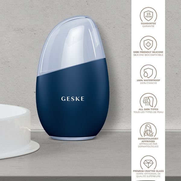 Масажер для обличчя GESKE Cool&Warm Eye and Face Massager 7в1 midnight HB0290 фото
