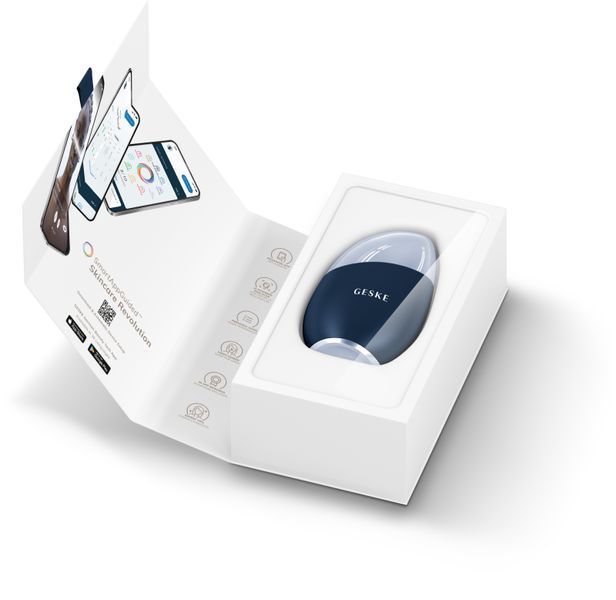 Масажер для обличчя GESKE Cool&Warm Eye and Face Massager 7в1 midnight HB0290 фото