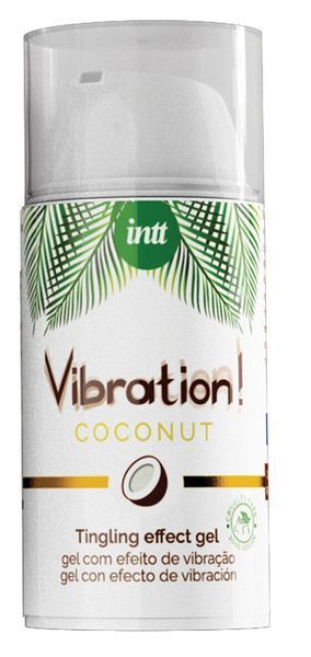 Рідкий вібратор Intt Vibration Coconut Vegan(15 мл) SO5972 фото