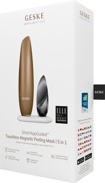 Безконтактна магнітна пілінг-маска GESKE Touchless Magnetic Peeling Mask 5в1 gray HB0556 фото