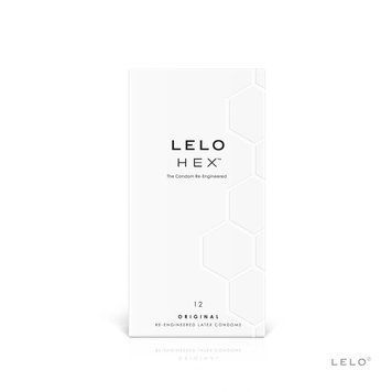 LELO HEX Condoms Original 12 Pack, тонкі та суперміцні SX1294 фото