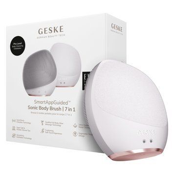 Ультразвукова щітка для тіла та інтенсивний пілінг GESKE Sonic Body Brush&Intensive Exfoliator 7в1 starlight HB0359 фото