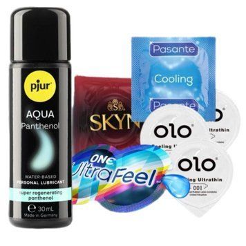 Набір з 24 штук One-Skyn-Olo-Pasante + лубрикант pjur Aqua (30 мл) SOS4108 фото