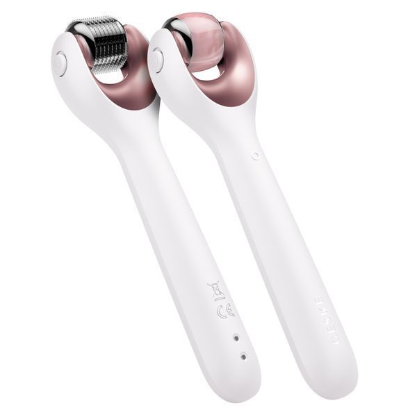 Електронний ролер для обличчя з мікроголками GESKE MicroNeedle Face Roller 9в1 starlight HB0187 фото
