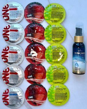 Набір 15 штук ONE Tattoo Touch, Flavor Waves, Glowing Pleasures + Sensuva Ultra-Thick Water-Based (57 мл) SOS3959 фото