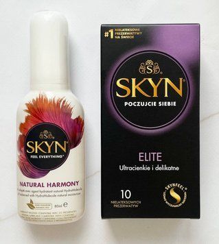 Комплект SKYN Elite 10 шт + Лубрикант Skyn Natural Harmony 80 мл SOS2090 фото