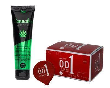 OLO Passionate Factor &mdash; 10 шт и Лубрикант Intt Cannabis 100 мл SOS833 фото
