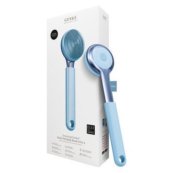 Ультразвукова щітка для всього тіла GESKE Sonic Full-Body Brush&Intensive Exfoliator 8в1 aquamarine HB0373 фото