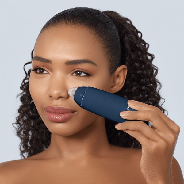 Мікродермабразійний пристрій для видалення чорних цяток GESKE MicroDermabrasion Blackhead Remover 7в1 midnight HB0570 фото