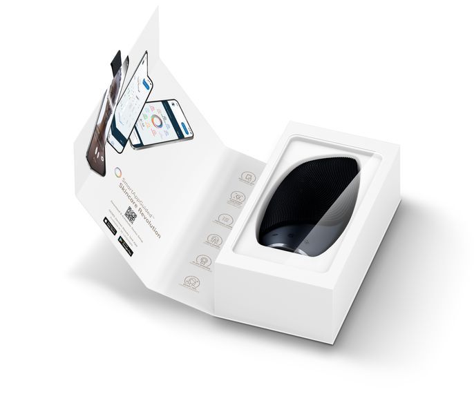 Електронна звукова термо щітка для обличчя GESKE Sonic Thermo Facial Brush 6в1 black HB0080 фото