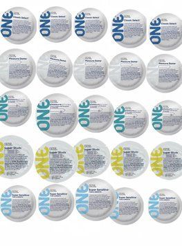 SET ONE 25 шт : classic , pleasures dome , pleasure plus , super studs , super sensitive SOS224 фото