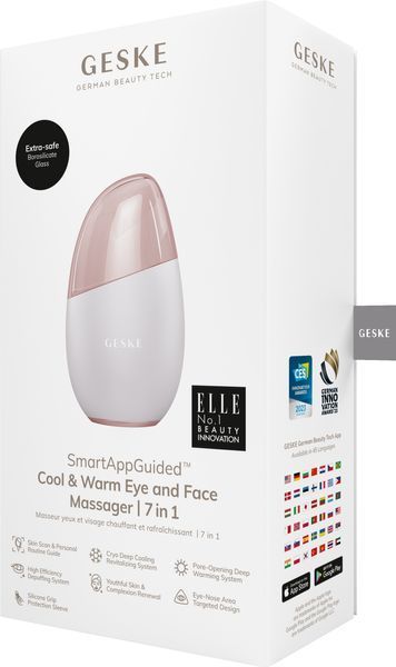 Массажер для лица GESKE Cool&Warm Eye and Face Massager 7в1 starlight HB0293 фото