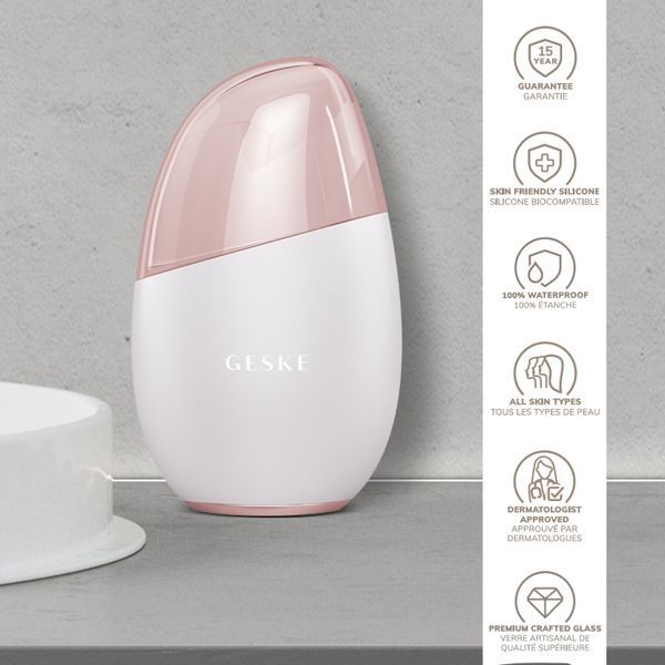 Массажер для лица GESKE Cool&Warm Eye and Face Massager 7в1 starlight HB0293 фото