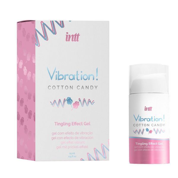 Жидкий вибратор Intt Vibration Cotton Candy (15 мл) SO9812 фото