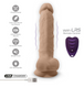 Фаллоимитатор с вибрацией SilexD Vetus Vibro Flesh (MODEL 1 size 8in) + LRS, двухслойный, диам. 4,2 см SO8213 фото 5