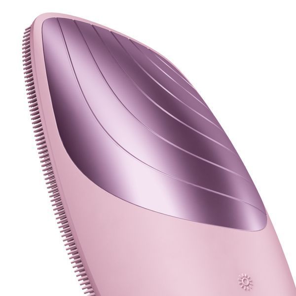 Електронна звукова термо щітка для обличчя GESKE Sonic Thermo Facial Brush 6в1 pink HB0082 фото