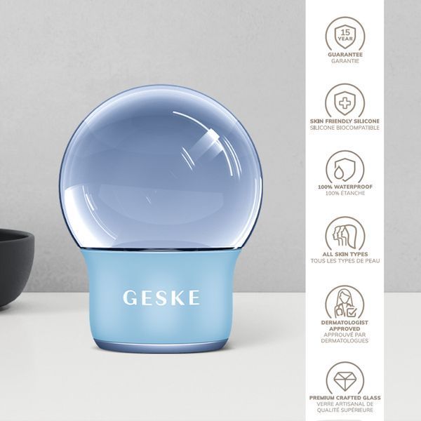 Массажер для лица и тела GESKE Cool&Warm Face and Body Massager 7в1 aquamarine HB0296 фото