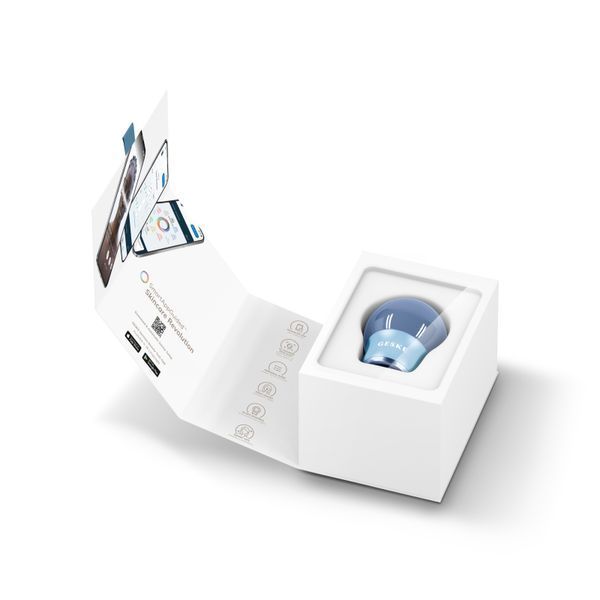 Массажер для лица и тела GESKE Cool&Warm Face and Body Massager 7в1 aquamarine HB0296 фото