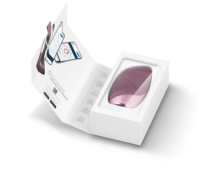 Електронна звукова термо щітка для обличчя GESKE Sonic Thermo Facial Brush 6в1 pink HB0082 фото