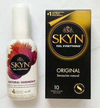 Комплект SKYN Original 10шт + Лубрикант Skyn Natural Harmony 80 мл SOS2093 фото