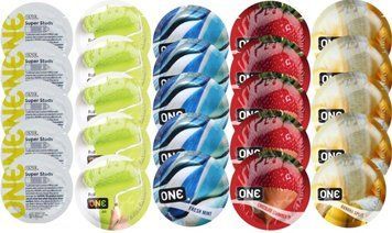Набір з 25 шт ONE Super Studs + ONE Color + ONE Fresh Mint + ONE Chocolate Strawberry + ONE Banana Split SOS8282 фото