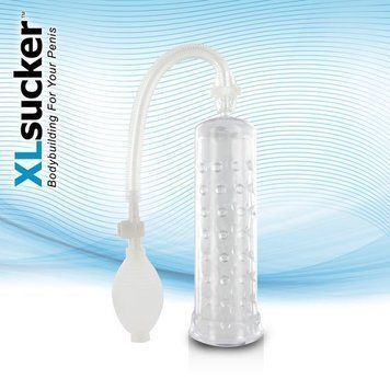 Вакуумна помпа XLsucker Penis Pump Transparant для члена довжиною до 18см, діаметр до 4см E22146 фото