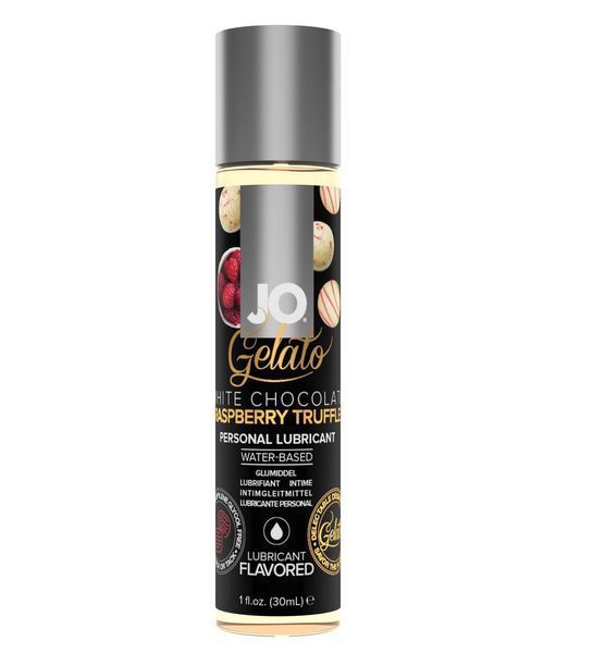 Смазка на водной основе System JO GELATO White Chocolate Raspberry(30 мл) без сахара и парабенов SO3505 фото