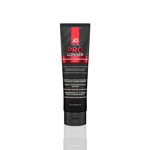 Пролонгер гель System JO Prolonger Gel (60 мл) з олією перцевої м&rsquo;яти, гвоздикового перцю та пачулів SO1834 фото
