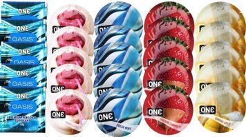 Набір з 25 шт One Oasis Premium + ONE Bubblegum + ONE Fresh Mint + ONE Chocolate Strawberry + ONE Banana SOS8482 фото