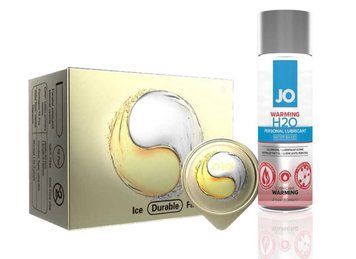 OLO Ice Durable Fire &ndash; 10 шт та Лубрикант JO H2O &mdash; WARMING (60 мл) SOS837 фото