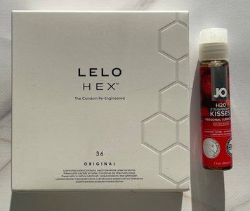Комплект LELO HEX Original 36 Pack + Змазка System JO H2O &mdash; Strawberry Kiss (30 мл) SOS2144 фото