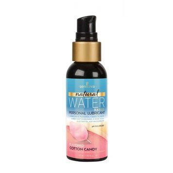 Змазка на водній основі Sensuva Natural Water-Based Cotton Candy (57 мл) без гліцерину і парабенів SO4944 фото