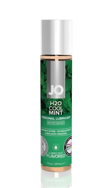 Змазка на водній основі System JO H2O &mdash; Cool Mint (30 мл) без цукру, рослинний гліцерин SO1625 фото