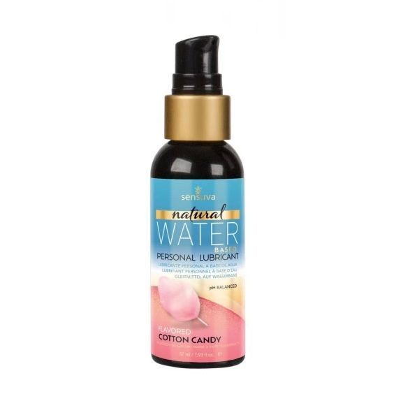 Смазка на водной основе Sensuva Natural Water-Based Cotton Candy (57мл) без глицерина и парабенов SO4944 фото